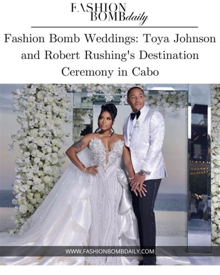 Is Toya Wright Married To Robert Rushing? Wedding Photos, Robert Rushing Age and Net Worth