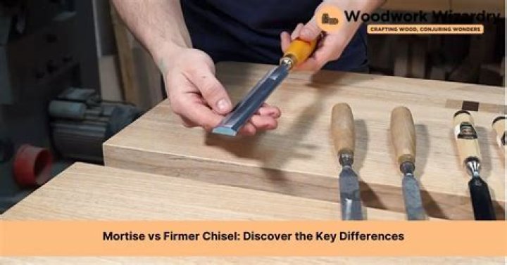 
Whats a firmer chisel? 